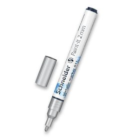 Metalický popisovač Schneider Paint-It 011 výběr barev stříbrný
