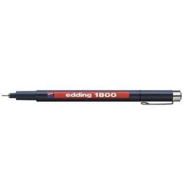 Popisovač Edding 1800, černý, 0,1 mm