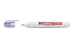 Popisovač EDDING 7700, opravný roller, bílý