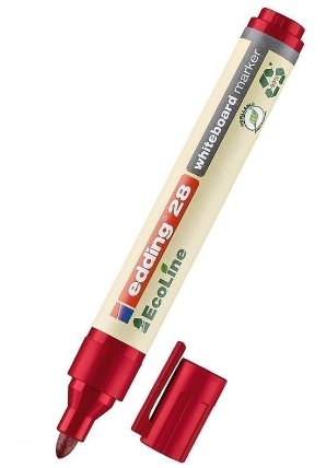 Popisovač na bílé tabule Ecoline EDDING 28 červená