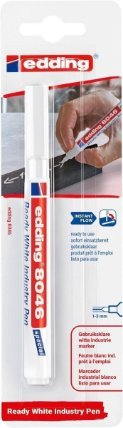 Permanentní popisovač EDDING 8046 Ready white, blistr