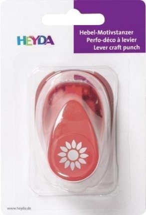 HEYDA ozdobná děrovačka velikost S - slunečnice 1,7 cm