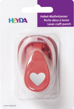 HEYDA ozdobná děrovačka velikost S - srdce 1,7 cm