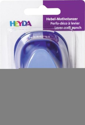 HEYDA ozdobná děrovačka velikost L - srdce 2,5 cm