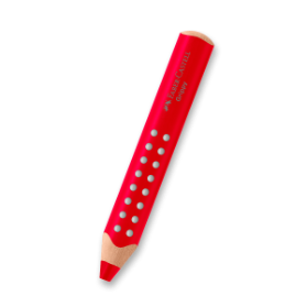 Pastelka Faber-Castell Grippy - červená