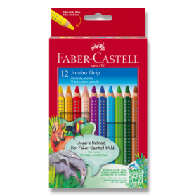 Pastelky Faber-Castell Colour Grip Jumbo 12 barev