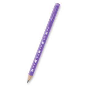 Grafitová tužka Faber-Castell Jumbo Unicorn HB, fialová