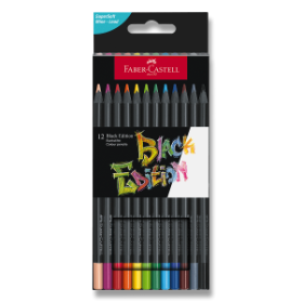 Pastelky Faber-Castell Black Edition 12 barev