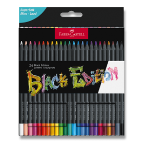 Pastelky Faber-Castell Black Edition 24 barev