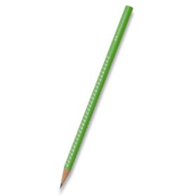 Grafitová tužka Faber-Castell - Sparkle neon, zelená