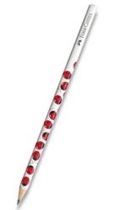 Grafitová tužka Faber-Castell Graphite Motif Pencil motiv beruška, tvrdost B (číslo 1)