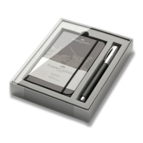 Faber-Castell Ambition Precious Resin roller, dárková sada se zápisníkem