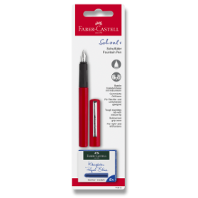 Bombičkové pero Faber-Castell hrot M, výběr barev červené