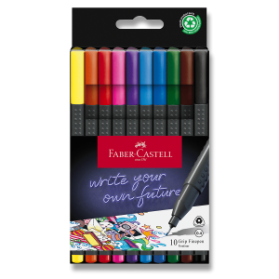 Fineliner Faber-Castell Grip 10 barev