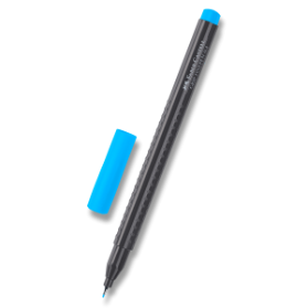 Fineliner Faber-Castell Grip 1516 - barevné 0.4 mm, výběr barev sv. modrá