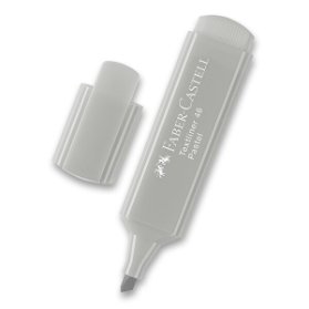 Zvýrazňovač Faber-Castell Textliner 1546 pastelové, výběr barev šedá