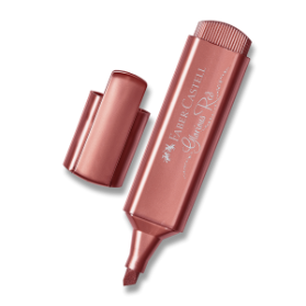 Zvýrazňovač Faber-Castell Textliner 46 Metallic výběr barev metalický červený