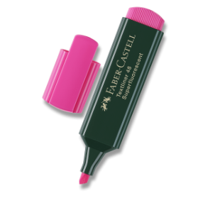 Zvýrazňovač Faber-Castell Textliner 1548 výběr barev růžový