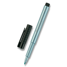 Popisovač Faber-Castell Pitt Artist Pen Metallic výběr barev modrý