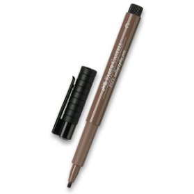 Popisovač Faber-Castell Pitt Artist Pen Calligraphy hnědý