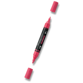 Akrylový popisovač Faber-Castell Multimark - 124, rouge
