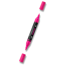 Akrylový popisovač Faber-Castell Multimark Neon - 253, pink neon