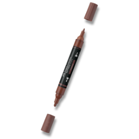 Akrylový popisovač Faber-Castell Multimark - 378, chestnut