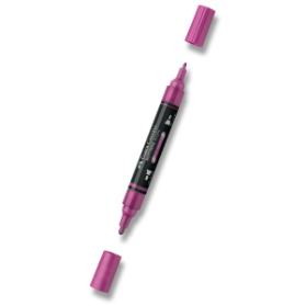 Akrylový popisovač Faber-Castell Multimark Metallic - 290, pink metallic