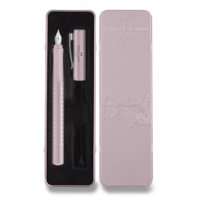 Plnicí pero Faber-Castell Sparkle hrot M, výběr barev růžová