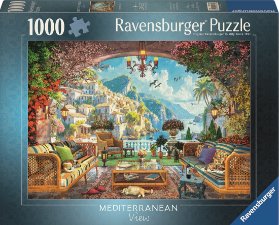 Puzzle Pohádkový výhled na Středomoří 1000 dílků