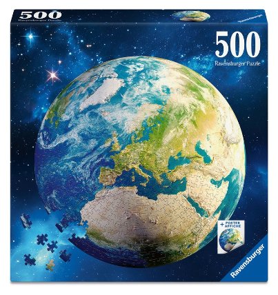 Kruhové puzzle: Planeta Země 500 dílků