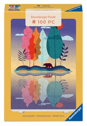 Puzzle se stojánkem: Odraz překrásné přírody 100 dílků