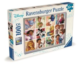 Puzzle Disney: Postavy 100 dílků