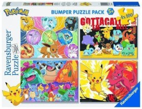 Ravensburger Puzzle Pokémon 4x100 dílků
