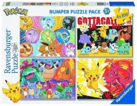 Ravensburger Puzzle Pokémon 4x100 dílků