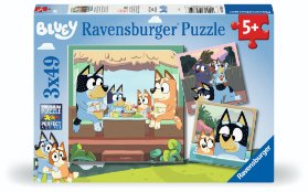 Puzzle Bluey 3x49 dílků