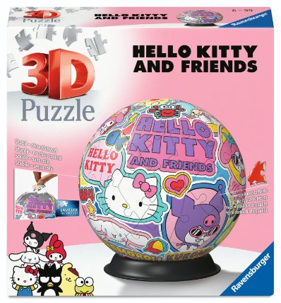 3D Puzzle-Ball: Hello Kitty 72 dílků