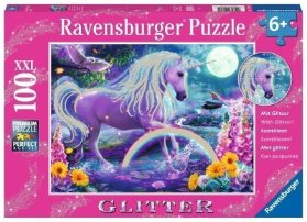 Ravensburger Puzzle - Zářící jednorožec 100 dílků