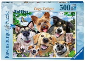 Puzzle Psí selfie 500 dílků