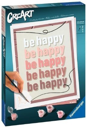 CreArt Buď šťastný: Be happy