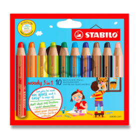Pastelka Stabilo Woody 3 in 1 10 barev
