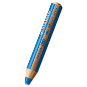 Pastelka Stabilo Woody 3 in 1 výběr barev modrá