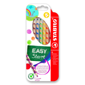 Pastelky STABILO EASYcolors Levák sada 6 ks
