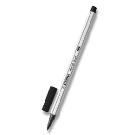 Fix Stabilo Pen 68 Brush výběr barev černá