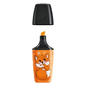 Zvýrazňovač STABILO BOSS MINI Animal Vibes - oranžová