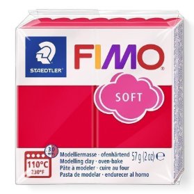 Fimo soft 57g červená