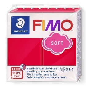 Fimo soft 57g červená
