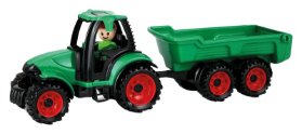 Auto Truckies traktor s vlečkou, s figurkou