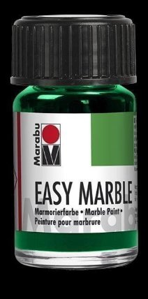 Marabu Mramorovací barva - Sytá zelená 15 ml
