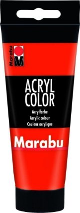 Marabu Acryl Color akrylová barva akrylová barva - rumělka 100ml